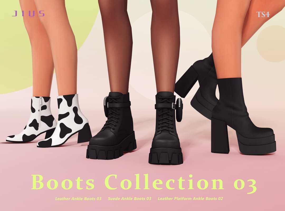 Скриншот мода Коллекция обуви Boots Collection 03